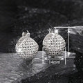 European American New Ear Cuff With 3D Spherical Woven Design Hong Kong Chic Style Earrings view 4
