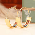 Ethnic Style Drop Earrings With Exquisite Pastoral Exotic Design, Fashion Statement Ear Jewelry view 3