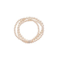 Elegant Three Layer Faux Pearl Zircon Geometric Beaded Bracelet For Women view 5