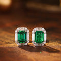 Princess Style Geometric Stud Earrings For Women Light Luxury Evening Dress Accessories view 5