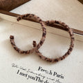 Vintage Maillard Style Plush Geometric Round Pendant Drop Earrings With Iron Alloy And Steel Posts view 4