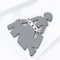 Creative Acrylic Lady Brooch Pin For Women's Fashion Apparel view 4