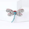 Alloy Rhinestone Dragonfly Brooch Pin For Coats And Sweaters view 6