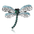 Alloy Rhinestone Dragonfly Brooch Pin For Coats And Sweaters view 1