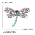 Alloy Rhinestone Dragonfly Brooch Pin For Coats And Sweaters view 5
