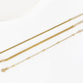 Style Metal Snake Bone Chain Bracelet Jewelry Set For Women Geometric Minimalist Bangles view 4