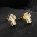 European American Geometric Stud Earrings For Women Niche Design Fashion Jewelry Accessories view 3