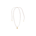 Light Luxury Alloy Oval Pendant Wax Cord Sweater Necklace For Women view 5