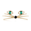 Alloy Glass Crystal Hollow Cat Brooch Pin For Suit Accessories view 5
