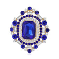 Alloy Glass Rhinestone Brooch For Elegant Women's Clothing Decoration view 1