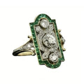 Palace Style Scepter Thumb Ring For Women, European Square Hollow Statement Jewelry view 2