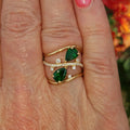 European American Waterdrop Line Ring With Delicate Minimalist Design, Light Luxury Fashion Jewelry view 3