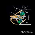 European American Waterdrop Line Ring With Delicate Minimalist Design, Light Luxury Fashion Jewelry view 4