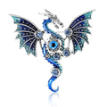 Enamel Alloy Mechanical Dragon Brooch Pin For Fashion Clothing view 1