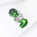 Alloy Enamel Insect Brooch Pin For Creative Unisex Clothing Decoration view 3