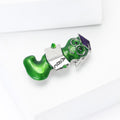 Alloy Enamel Insect Brooch Pin For Creative Unisex Clothing Decoration view 2