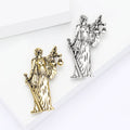 Alloy Enamel Lady Justice Brooch Pin For Clothing Decoration view 3