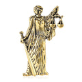 Alloy Enamel Lady Justice Brooch Pin For Clothing Decoration view 1