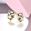 New Design Leopard Head Ear Cuff Earrings For Women Niche Bold Fashion Statement Ear Jewelry view 3
