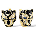 New Design Leopard Head Ear Cuff Earrings For Women Niche Bold Fashion Statement Ear Jewelry view 1