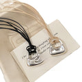 Minimalist Brushed Alloy Hollow Geometric Square Pendant Sweater Necklace With Cool Metal Style view 5