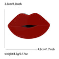 Acrylic Red Lips Brooch Pin For Women’s Suit Shirt Decoration view 4