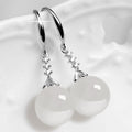New Chinese Style Jade Gloss Drop Earrings Classical Qipao Elegant Costume Accessories view 5