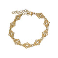 European Style Alloy Heart Hollow Cloud Bangle Minimalist Metallic Fashion Bracelet view 5