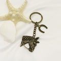 Metal Horse Head Keychain Key Ring Bag Charm Gift view 6