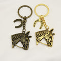 Metal Horse Head Keychain Key Ring Bag Charm Gift view 4