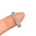 Sparkling Zircon Pearl Geometric Multi Layer Open Ring For Women view 5