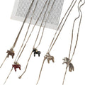 Korean Style Stainless Steel Smooth Pony Pendant Sweater Necklace For Women view 5