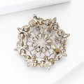Alloy Rhinestone Sunflower Brooch Pin For Colorful Outfit Accessories view 3