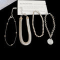 European American Iron Snake Chain Round Pendant Bangle For Women Geometric Fashion Jewelry view 4