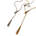 Korean Style Alloy Waterdrop Pendant Sweater Necklace Minimalist Fashion Collarbone Chain view 5