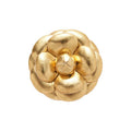 Faux Leather Flower Brooch For Women, Light Luxury OL Style Elegant Fashion Pin view 5
