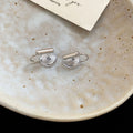 Korean Style Copper Geometric Round Adjustable Screw Clip-on Earrings for Non-Pierced Women view 3