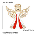 Alloy Enamel Angel Brooch Pin For Creative Clothing Accessories view 5