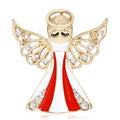 Alloy Enamel Angel Brooch Pin For Creative Clothing Accessories view 1