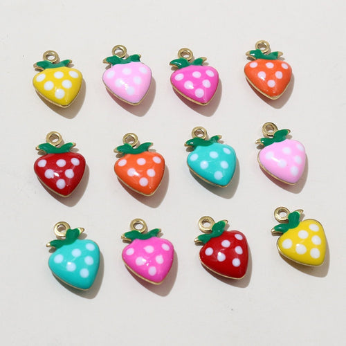 11x8mm Gold Zinc Alloy Charm Pendant for DIY Necklace Bracelet Jewelry Making