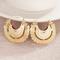 Hollow Striped Metal Ear Cuffs For Women, Niche Fashion Vacation Middle East Gentle Style Earrings view 2