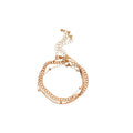 Metallic Iron Snake Chain Bracelet Jewelry Set For Women, Geometric European American Style view 5