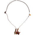 Wood Acrylic Resin Cat Bear Camera Pendant Sweater Necklace Vacation Style view 5