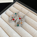 Rhinestone Geometric Oval Hollow Alloy Ethnic Style Ear Hook Drop Earrings For Women view 4