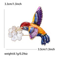 Alloy Enamel Bird Brooch Pin For Women's Blazers And Coats view 5