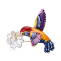 Alloy Enamel Bird Brooch Pin For Women's Blazers And Coats view 1