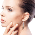 European American Marquise Drop Earrings For Women, Niche Design Colorful Fashion Ear Jewelry view 3