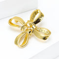 Alloy Enamel Vintage Bow Brooch Pin For Fashion Apparel view 2