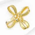 Alloy Enamel Vintage Bow Brooch Pin For Fashion Apparel view 3