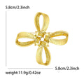 Alloy Enamel Vintage Bow Brooch Pin For Fashion Apparel view 5